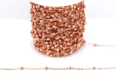 0.40 mm TOPLU DÜZ ZİNCİR, ROSE KAPLAMA - 2