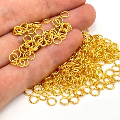 0.70x5 mm DEMİR MONTAJ HALKASI, SARI KAPLAMA - 1