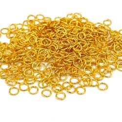 0.70x5 mm DEMİR MONTAJ HALKASI, SARI KAPLAMA - 2