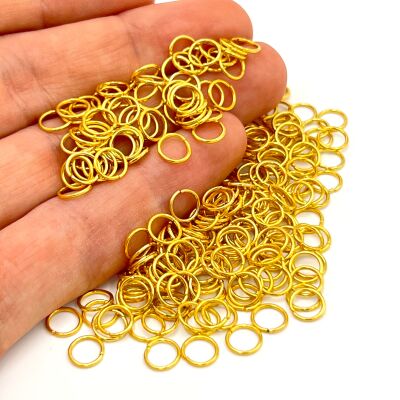 0.70x6 mm DEMİR MONTAJ HALKASI, SARI KAPLAMA - 1