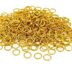 0.70x6 mm DEMİR MONTAJ HALKASI, SARI KAPLAMA - 2