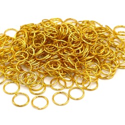 0.70x8 mm DEMİR MONTAJ HALKASI, SARI KAPLAMA - 2