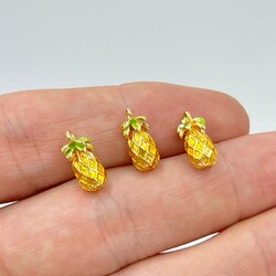 1 Adet, ANANAS DESENLİ ÜÇ BOYUTLU MİNELİ UÇ - ERTÜRK