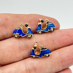 1 Adet, MOTOSİKLET DESENLİ ÜÇ BOYUTLU MİNELİ UÇ - ERTÜRK