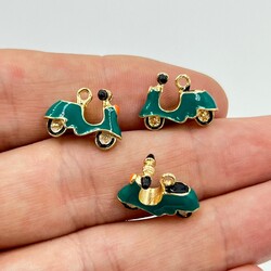 1 Adet, MOTOSİKLET DESENLİ ÜÇ BOYUTLU MİNELİ UÇ - ERTÜRK