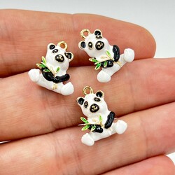 1 Adet, PANDA DESENLİ ÜÇ BOYUTLU MİNELİ UÇ - ERTÜRK