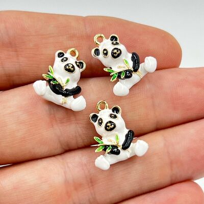 ERTÜRK - 1 Adet, PANDA DESENLİ ÜÇ BOYUTLU MİNELİ UÇ