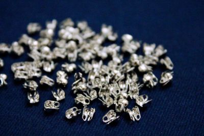 DORE ZİNCİR KLİPSİ, NİKEL KAPLAMA PİRİNÇ ( 1 mm - 1.2 mm - 1.5 mm - 2 mm DORE ZİNCİRLERE UYGUN ) - 3