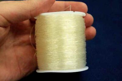 1 mm LASTİK MİSİNA, BEYAZ RENK - 2
