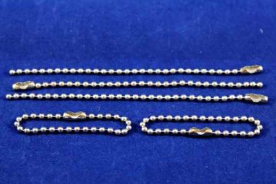 10 cm FREE NİKEL TOP DORE HAZIR ETİKET ZİNCİRİ - 2