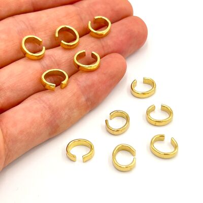 10 mm, ' C ' AÇIK HALKA, SARI KAPLAMA, DEMİR - 1