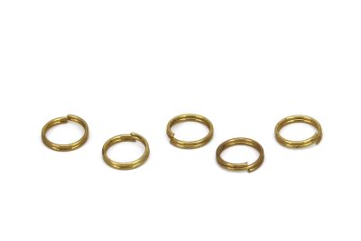 10 mm ÇİFT TURLU HALKA, HAM PİRİNÇ - 2