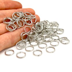 10 mm ÇİFT TURLU HALKA, NİKEL KAPLAMA, DEMİR - ERTÜRK