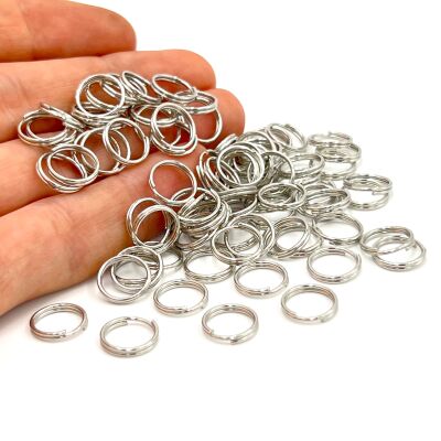 10 mm ÇİFT TURLU HALKA, NİKEL KAPLAMA, DEMİR - 1