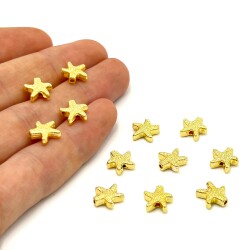 10 mm, DENİZ YILDIZI DESENLİ BİLEKLİK ARA APARATI, ZAMAK LAK KAPLAMA - ERTÜRK