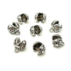 10 mm DÜĞÜM KAPAMA, ZAMAK DÖKÜM, BOYALI GÜMÜŞ KAPLAMA - 2