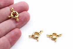 10 mm GEMİCİ DÜMEN KLİPS, ALTIN KAPLAMA - ERTÜRK