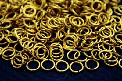 8 mm KALIN MONTAJ HALKASI, HAM PİRİNÇ #741H - 2