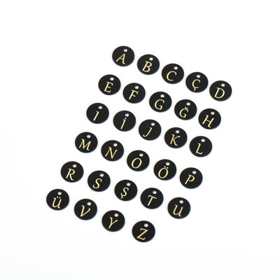 10 mm LAZER YAZI HARF SİYAH BOYA ( KARARMAZ ) - 2