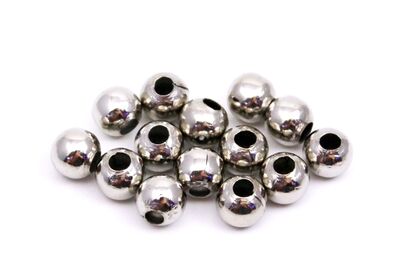 10 mm, METAL BONCUK, DEMİR MİSKET, NİKEL KAPLAMA - 2