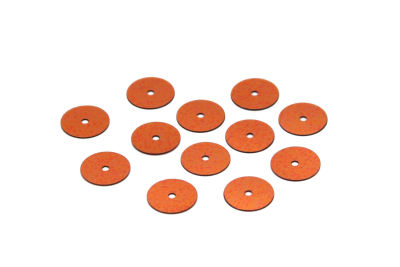 10 mm PLASTİK PUL PAYET, NAKIŞ PULU, DÖKME PUL, ORTADAN DELİK, BAKIR RENK - 2