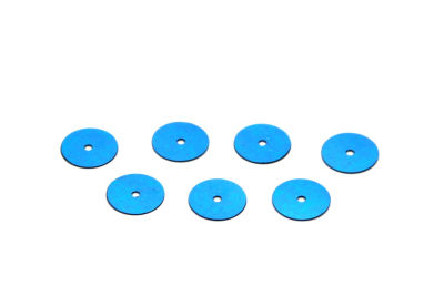 10 mm PLASTİK PUL PAYET, NAKIŞ PULU, DÖKME PUL, ORTADAN DELİK, TURKUAZ RENK - 2