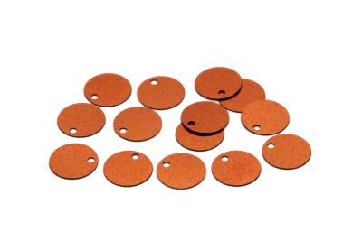 10 mm PLASTİK PUL PAYET, NAKIŞ PULU, DÖKME PUL, YAN DELİK, BAKIR RENK - 2