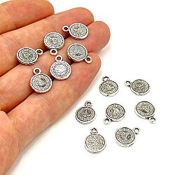 10 mm SALLANTI UÇ, YUVARLAK TUĞRA DESENLİ, ZAMAK DÖKÜM, BOYALI GÜMÜŞ KAPLAMA - ERTÜRK