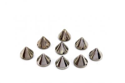 10 mm SİVRİ APOLET METALİZE, NİKEL KAPLAMA - 2