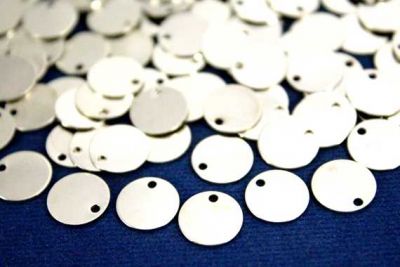 10 mm YUVARLAK TEK DELİK PUL, NİKEL KAPLAMA #71N - 2