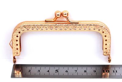 10.5 CM ÇANTA VE CÜZDAN KULPU, ROSE RENK, KOD-9R - 2