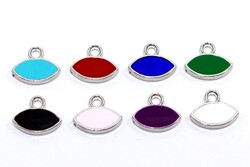 10.5x13 mm, MİNELİ GÖZ DESENLİ TAKI APARATI, NİKEL KAPLAMA, #M15N - ERTÜRK