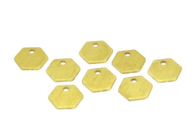 10x10 mm ALTIGEN DESENLİ PUL, HAM PİRİNÇ #990H