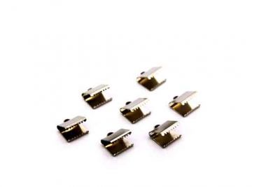 10x10 mm DİŞLİ SIKIŞTIRMA KULPLU, NİKEL KAPLAMA #848-1N - 3