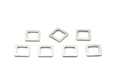 10x10 mm KALIN KARE PUL, NİKEL KAPLAMALI PİRİNÇ #1271N - 2