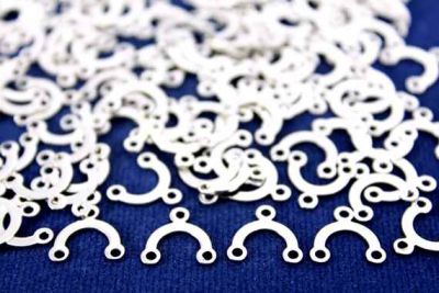 10x10 mm KÜPE SALLANTISI, NİKEL KAPLAMA PİRİNÇ #164N - 2