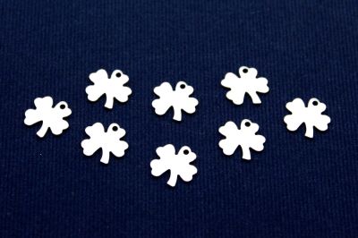 10x10 mm YONCA DESENLİ PUL, NİKEL KAPLAMA PİRİNÇ #1373N - 2