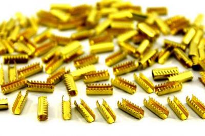 4x11 mm DİŞLİ SIKIŞTIRMA, HAM PİRİNÇ #753H - 2