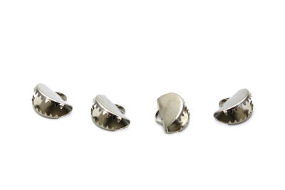 10x15 mm DİŞLİ SIKIŞTIRMA KULPLU, NİKEL KAPLAMALI PİRİNÇ #1275N - 2