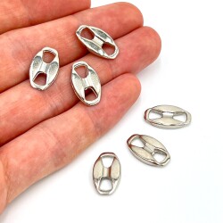 10x17 mm, ANAHTARLIK APARATI, BADEM, NİKEL KAPLAMA, ZAMAK - ERTÜRK