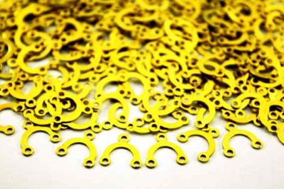 10x10 mm KÜPE SALLANTISI, HAM PİRİNÇ #164H - 2