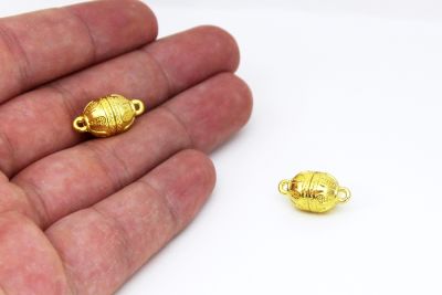 10x18 mm MIKNATISLI KLİPS, SARI KAPLAMA - 2
