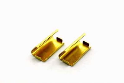10x20 mm DİŞLİ SIKIŞTIRMA KULPSUZ, HAM PİRİNÇ #916H - 2