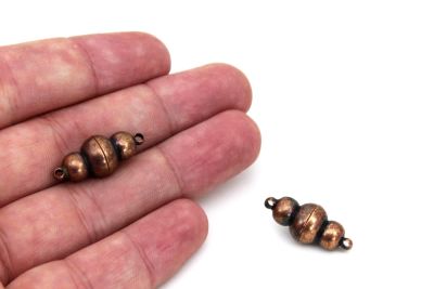10x22 mm MIKNATISLI KLİPS, BAKIR KAPLAMA - 2