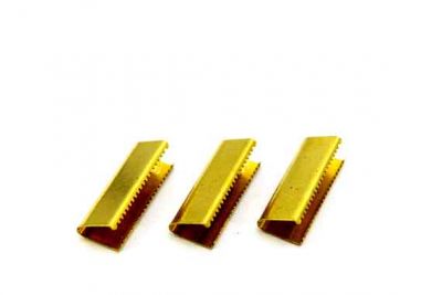 10x25 mm DİŞLİ SIKIŞTIRMA KULPSUZ, HAM PİRİNÇ #759-2H - 2