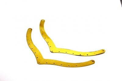 14 cm AY MODELİ KOLYE, HAM PİRİNÇ - 2