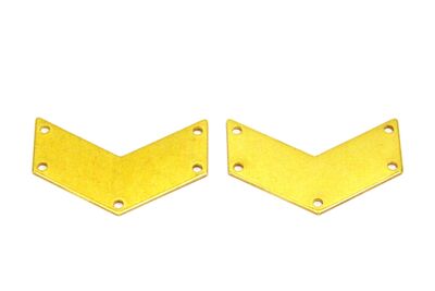 10x30 mm OK DESENLİ PUL, HAM PİRİNÇ #1751H - 2