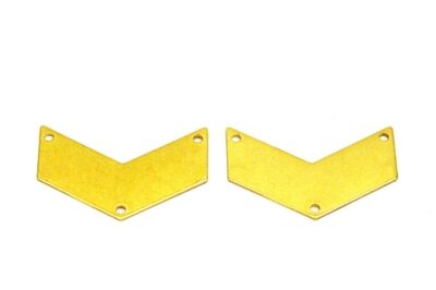 10x30 mm OK DESENLİ PUL, HAM PİRİNÇ #1752H - 3