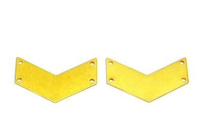 10x30 mm OK DESENLİ PUL, HAM PİRİNÇ #1754H - 3
