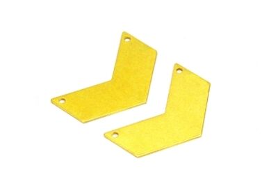 10x30 mm OK DESENLİ PUL, HAM PİRİNÇ #1755H - 3